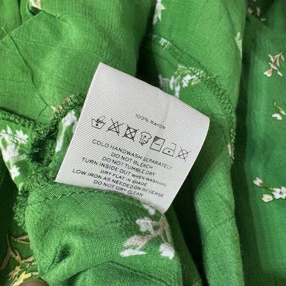 Faithfull the Brand Emilia Green Floral Print
Midi Dress Size 2 - Picture 7 of 13